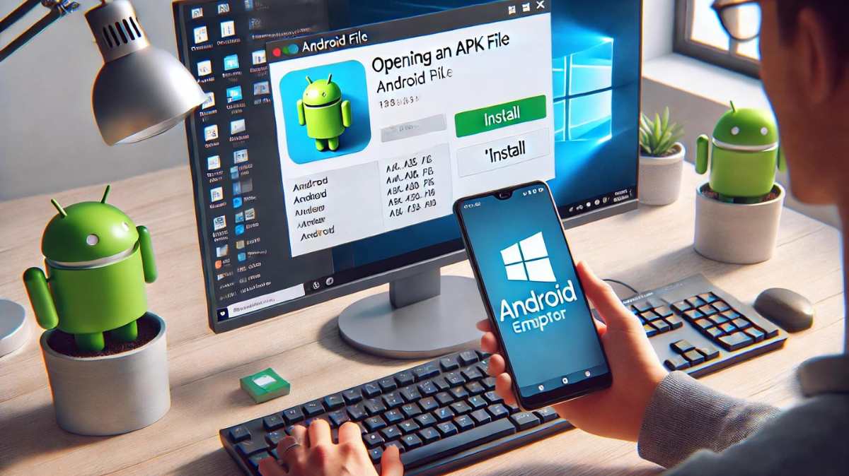 Opening APK files on Android and PC securely